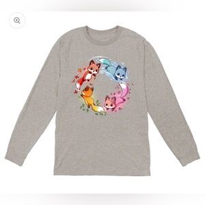 Colorful Fox Design Long Sleeve